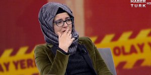 Η Χατιτζέ Τσενγκίζ μίλησε στο τουρκικό δίκτυο Haber Turk (Φωτογραφία: HaberTurk TV via AP)