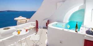 To Hector Cave House στη Σαντορίνη. Φωτογραφία: Aibnb