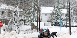 Xιονισμένο τοπίο στη Μακεδονία/Φωτογραφία αρχείου: Eurokinissi