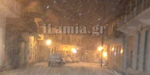 Χιόνια στη Φθιώτιδα