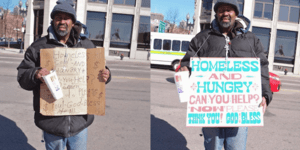 Ιάπωνας γραφίστας βάζει χρώμα στη ζωή των αστέγων [εικόνα]