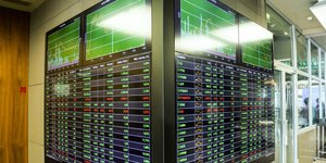 Ταμπλό στο Χρηματιστήριο Αθηνών/Φωτογραφία: Eurokinissi