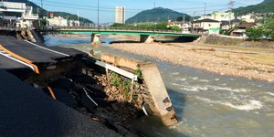 Πλημμύρες στην Ιαπωνία/Φωτογραφία: AP