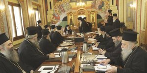 Εκτακτη συνεδρίαση της Ιεράς Συνόδου/Φωτογραφία: Eurokinissi