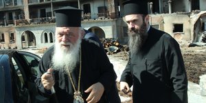 Στο Λύρειο Ιδρυμα βρέθηκε ο αρχιεπίσκοπος Ιερώνυμος (Φωτογραφία: EUROKINISSI/ΧΡΗΣΤΟΣ ΜΠΟΝΗΣ)