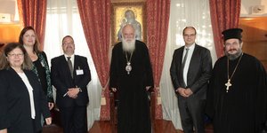 Συνάντηση του Αρχιεπισκόπου Ιερωνύμου με αντιπροσωπεία των Ευρωπαϊκών Εκκλησιών/Φωτογραφία: Eurokinissi