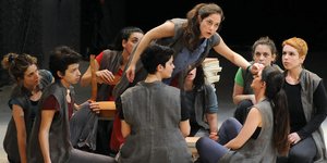 Στιγμιότυπο από τις «Ικέτιδες» του Αισχύλου στο Φεστιβάλ Αθηνών (Φωτο αρχείου: Eurokinissi)