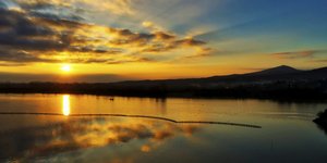 Ανατολή ήλιου στη λίμνη Κερκίνη (Φωτογραφία: ΜΟΤΙΟΝΤΕΑΜ/ΒΑΣΙΛΗΣ ΒΕΡΒΕΡΙΔΗΣ)