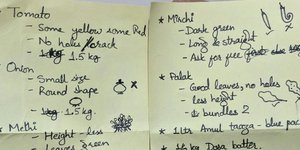 Η ιδιαίτερη λίστα της Ινδής. Πηγή φωτό: Twitter/@eralondhe