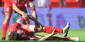 Σοκαριστικός τραυματισμός επιθετικού [βίντεο]