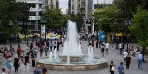 Στιγμιότυπο από το Σύνταγμα-Φωτογραφία: Eurokinissi