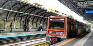 Τρίωρη στάση εργασίας αύριο στον ηλεκτρικό. Φωτογραφία: Eurokinissi