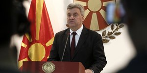 Ο Γκιόργκι Ιβάνοφ/ Φωτογραφία: AP- Boris Grdanoski