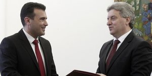 Φωτογραφία: AP/ Boris Grdanoski