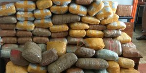 Κατασχέθηκαν 138 κιλά κάνναβης (Φωτογραφία: epirus-tv)