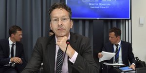 Ο Ντάισελμπλουμ θα μείνει επικεφαλής του Eurogroup έως τα μέσα Ιανουαρίου (Φωτογραφία: AP/ Geert Vanden Wijngaert)