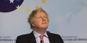 Φωτογραφία: Ο Μπόρις Τζόνσον (Φωτογραφία: AP/ Virginia Mayo)