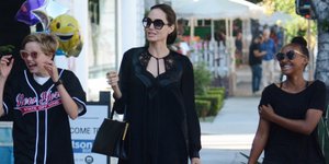 Η Αντζελίνα Τζολί με τα δυο παιδιά της