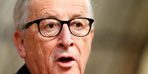 Ο Ζαν Κλοντ Γιούνκερ (Φωτογραφία: AP Photo/Alastair Grant)