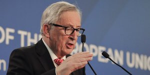 Ο Ζαν Κλοντ Γιούνκερ/ Φωτογραφία: AP- Vadim Ghirda