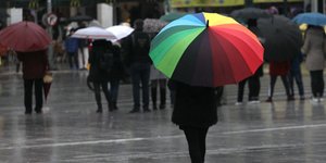Βροχή στο κέντρο της Αθήνας (Φωτογραφία: intimenews/ΛΙΑΚΟΣ ΓΙΑΝΝΗΣ)