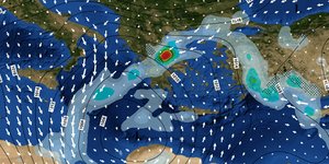 Το βαρομετρικό χαμηλό που χτυπάει σήμερα τη χωρά