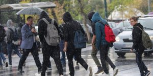Βροχερό πρωινό την Τετάρτη/ Φωτογραφία: EUROKINISSI- ΓΙΑΝΝΗΣ ΠΑΝΑΓΟΠΟΥΛΟΣ