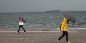 Βροχή Θεσσαλονίκη/ Φωτογραφία eurokinissi