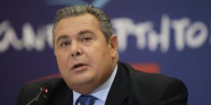 Σχόλιο Πάνου Καμμένου για τις καταγγελίες περί δωροδοκιών στην ΠΓΔΜ -Φωτογραφία αρχείου: Intimenews