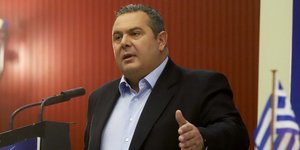 Ο Πάνος Καμμένος. Φωτογραφία: Eurokinissi