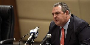 Ο υπουργός Αμυνας Πάνος Καμμένος-Φωτογραφία: Intimenews/Μιχάλης Βαρακλάς