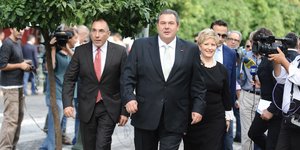 Πάνος Καμμένος & Δημήτρης Καμμένος (Φωτογραφία: Eurokinissi-ΜΠΟΛΑΡΗ ΤΑΤΙΑΝΑ)