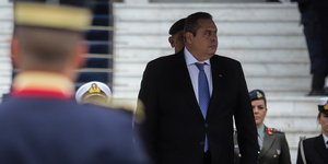 Ο Πάνος Καμμένος στο ΥΠΕΘΑ / Φωτογραφία: EUROKINISSI/ΓΙΑΝΝΗΣ ΠΑΝΑΓΟΠΟΥΛΟΣ