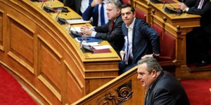 Ο Πάνος Καμμένος στη Βουλή -Φωτογραφία: EUROKINISSI/ ΓΙΩΡΓΟΣ ΚΟΝΤΑΡΙΝΗΣ