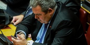 Ο Πάνος Καμμένος/ Φωτογραφία: EUROKINISSI- ΓΙΩΡΓΟΣ ΚΟΝΤΑΡΙΝΗΣ