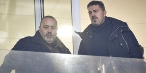 Ο Κώστας Καραπαπάς με τον Όσκαρ Γκαρθία / Φωτογραφία: Eurokinissi