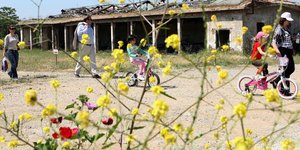 Αποψη από το στρατόπεδο Καρατάσιου του Δήμου Παύλου Μελά στη Θεσσαλονίκη/Φωτογραφία: Eurokinissi