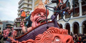 Πατρινό καρναβάλι. Φωτογραφία: Eurokinissi/