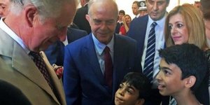 Ο Πρίγκιπας Κάρολος στην Κρήτη/ Φωτογραφία: ekriti.gr 