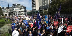 διαδήλωση κατά του Brexit/Φωτογραφία: AP