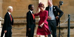 Ο δούκας και η δούκισσα του Κέμπριτζ. Φωτογραφία: AP