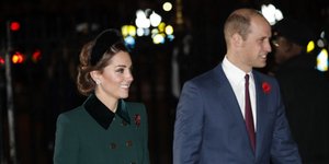 Ο πρίγκιπας Γουίλιαμ και η Κέιτ Μίντλετον /Φωτογραφία: AP/Alastair Grant