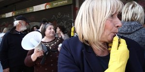 Στιγμιότυπο από παλαιότερη συγκέντρωση καθαριστριών (Φωτο αρχείου: Eurokinissi)
