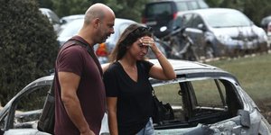 Πυρκαγιές στην Αττική/ Φωτογραφία intime news