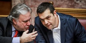 Γιώργος Κατρούγκαλος και Αλέξης Τσίπρας -Φωτογραφία αρχείου: EUROKINISSI/ ΓΙΩΡΓΟΣ ΚΟΝΤΑΡΙΝΗΣ