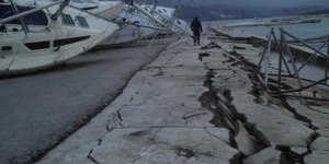 Οι φωτογραφίες της καταστροφής από το νέο σεισμό στην Κεφαλονιά -Σοβαρές ζημιές