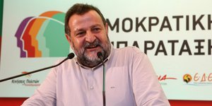 Ο Β. Κεγκέρογλου κατά Π. Κουρουμπλή /Φωτογραφία αρχείου: Intimenews