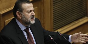 Ο γραμματέας της ΚΟ του ΚΙΝΑΛ Βασίλης Κεγκέρογλου -Φωτογραφία: Intimenews/ΛΙΑΚΟΣ ΓΙΑΝΝΗΣ