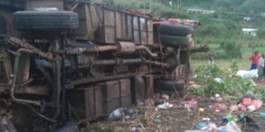 Τουλάχιστον 42 νεκροί σε τροχαίο με λεωφορείο/Φωτογραφία: Twitter