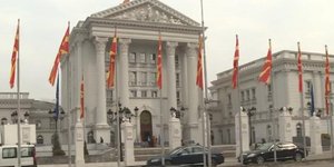 κυβερνητικό κτίριο των Σκοπίων/Φωτογραφία: youtube